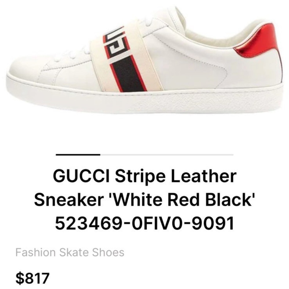 Gucci Ace sneaker with Gucci strap